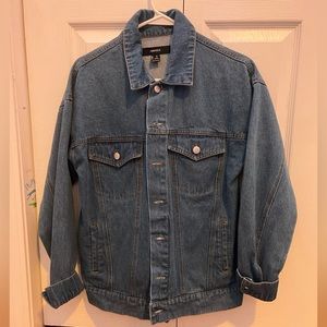 Jean jacket, Forever 21, small (fits like a medium), and worn once.